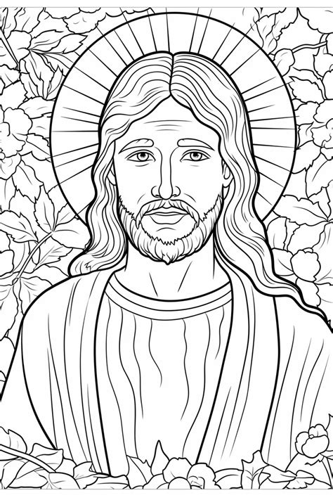 free printable jesus coloring pages