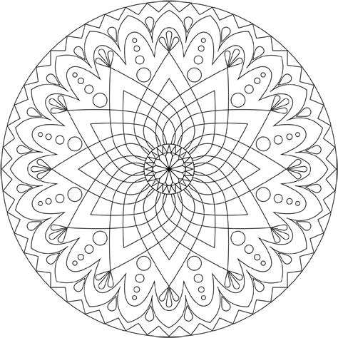 free printable mandalas coloring pages for adults