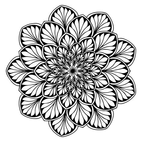 free printable mandalas coloring pages for adults