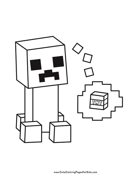 free printable minecraft coloring pages