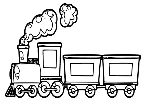 free printable train coloring pages