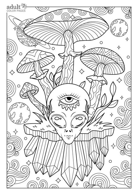 free printable trippy coloring pages for adults