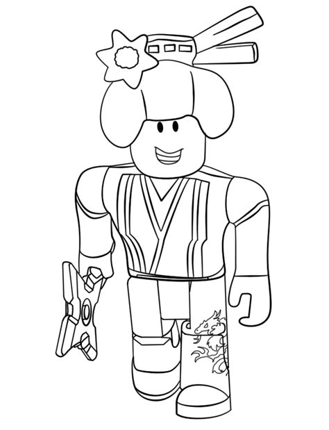 free roblox colouring pages