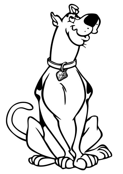 free scooby doo coloring pages