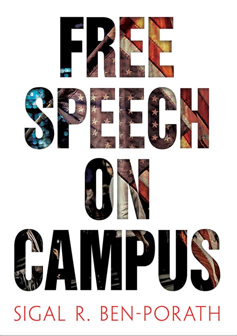 free speech on college campuses book