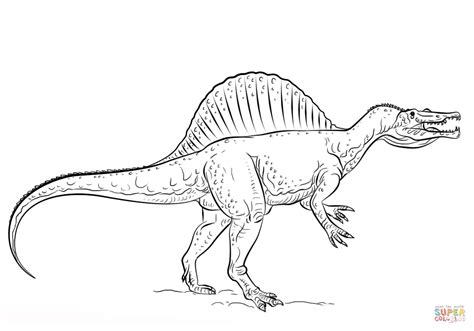 free spinosaurus coloring pages