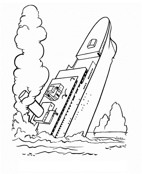 free titanic coloring pages