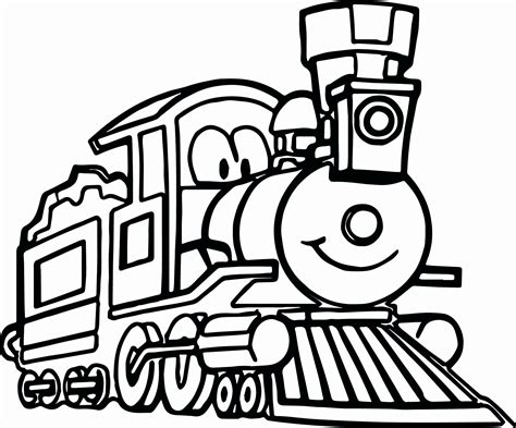 free train coloring pages