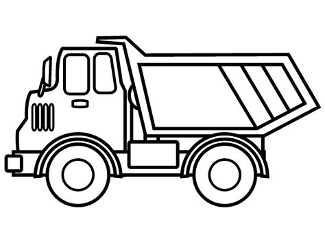 free truck coloring pages