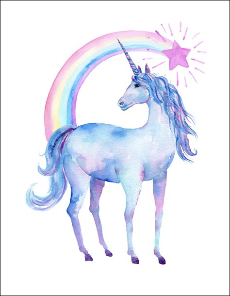 free unicorn images to print