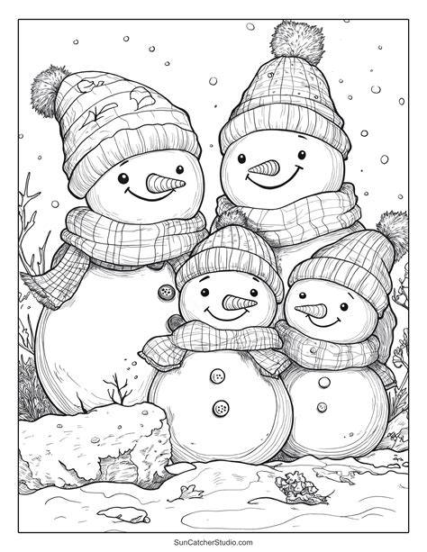 free winter coloring pages