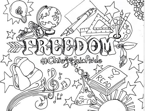 freedom coloring pages