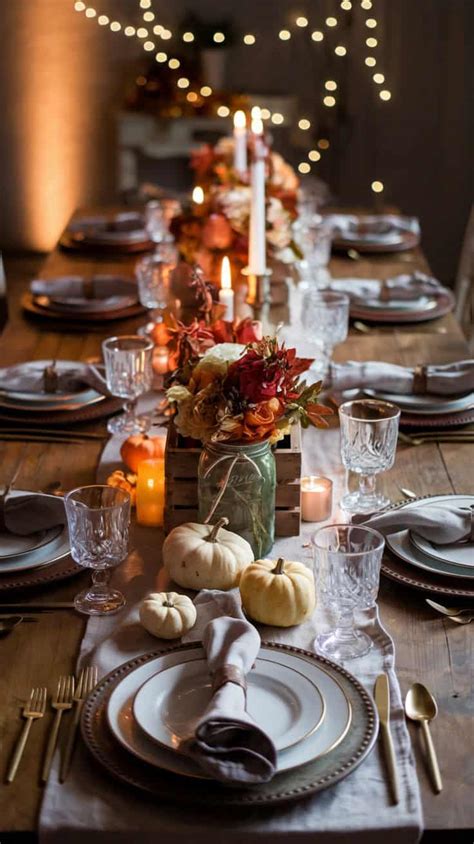 friendsgiving table setting
