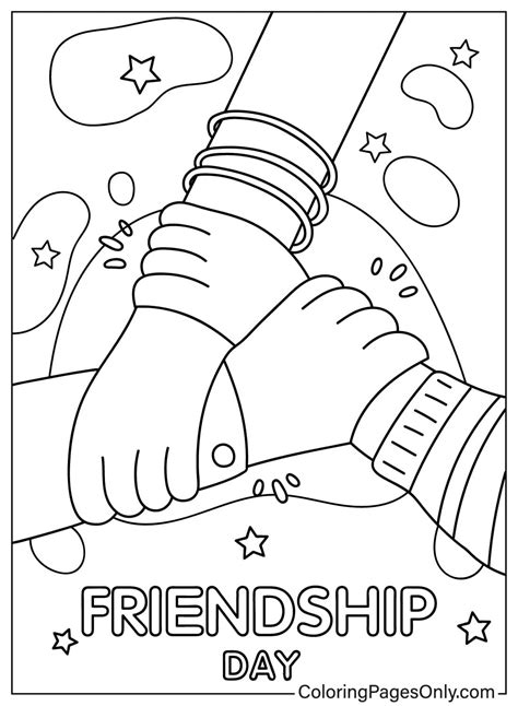 friendship coloring pages pdf