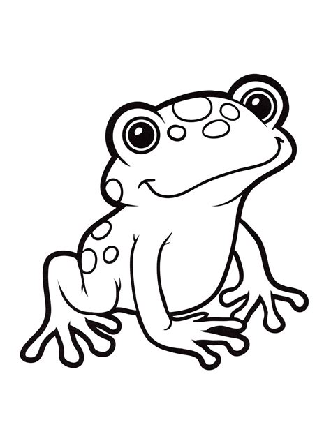 frog coloring picture