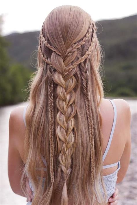 front braid hairstyles for long hair