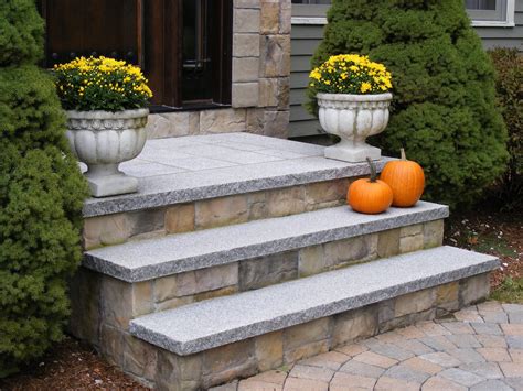 front door paver steps