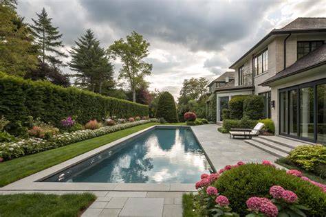 front yard pool
