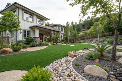 front yard turf ideas