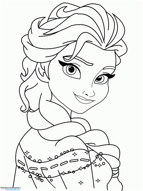 frozen coloring sheets