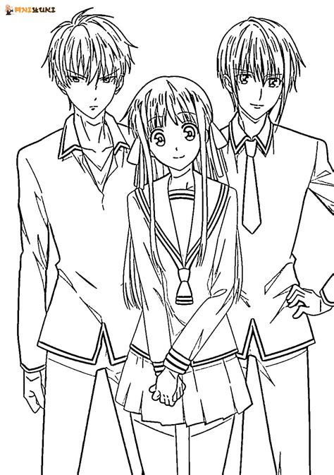 fruits basket coloring pages