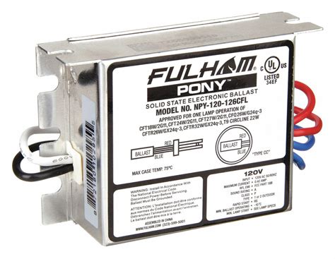 Fulham Ballast Catalog