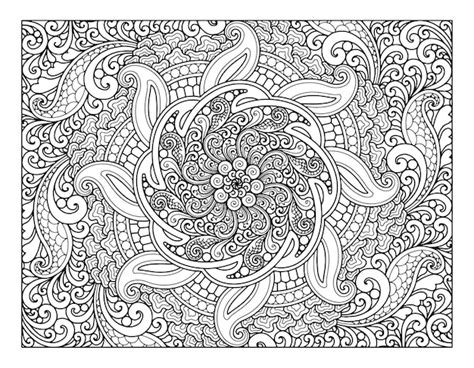 full page mandala design