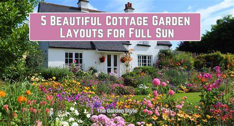 full sun cottage garden