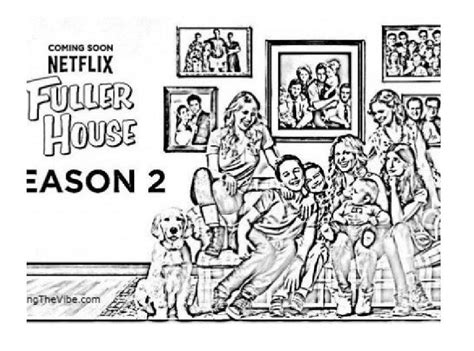 fuller house coloring pages