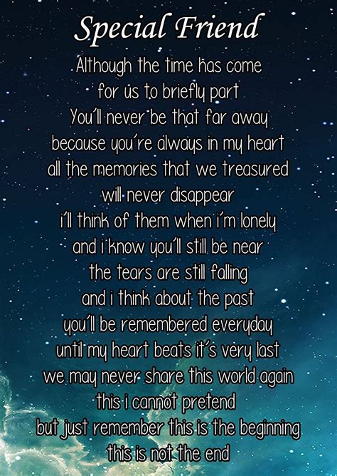 funeral poem for a friend