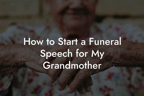 funeral speech for my grandma