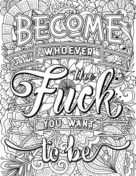 funny adult coloring page