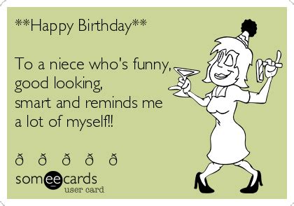 funny birthday wishes for niece from phopho