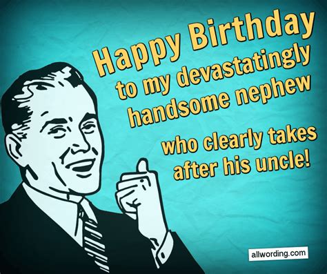 funny birthday wishes for uncle from nephew