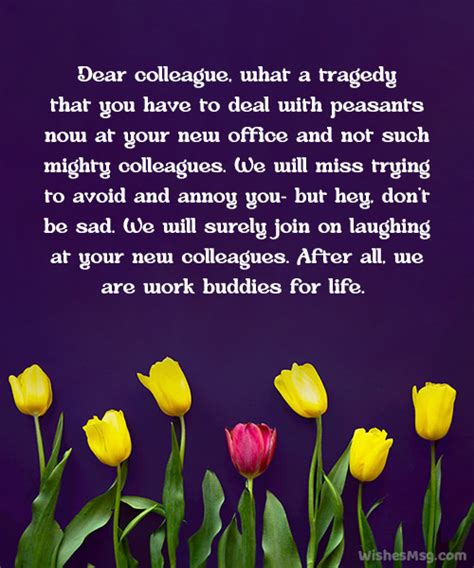 funny farewell speech to colleagues in office
