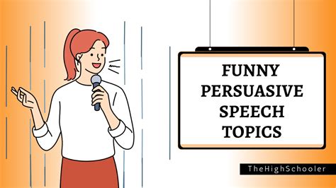 funny persuasive speech topics