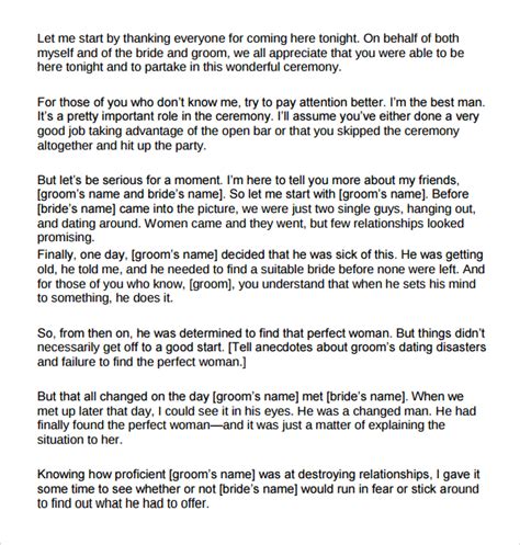 funny speech for best friend wedding