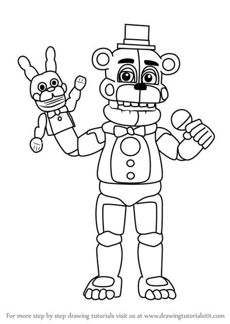 funtime freddy coloring pages