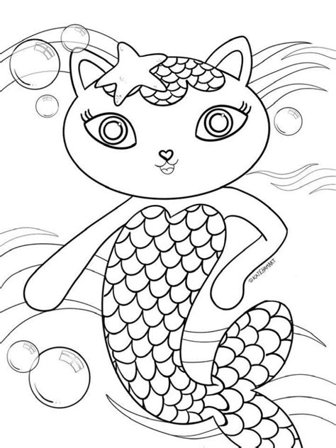 gabby cat coloring pages