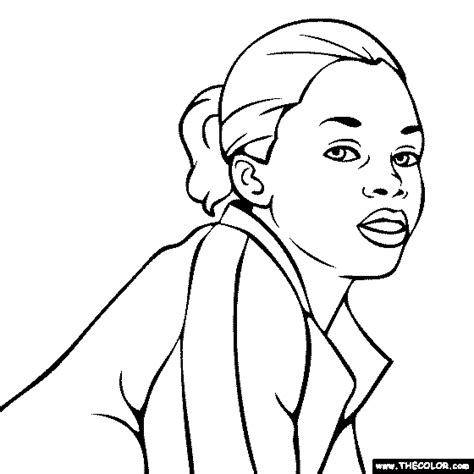 gabby douglas coloring pages