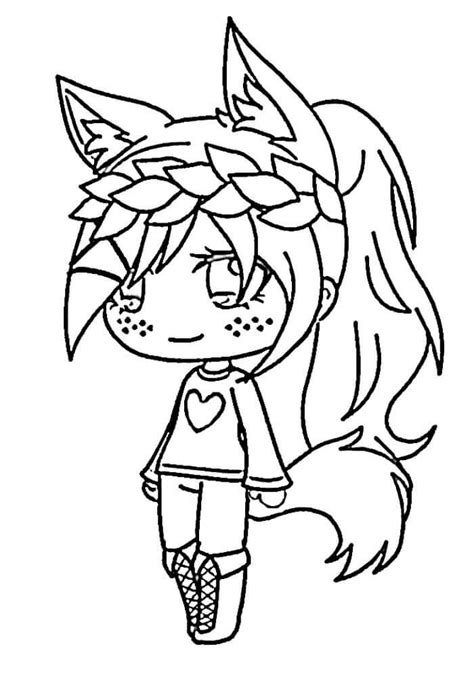 gacha life coloring pages