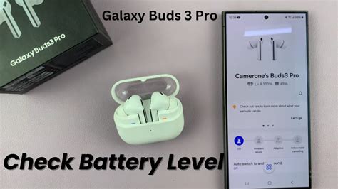 Galaxy Buds Battery Level
