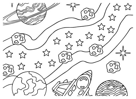 galaxy printable coloring pages