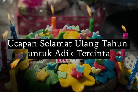 gambar ucapan selamat ulang tahun untuk adik laki