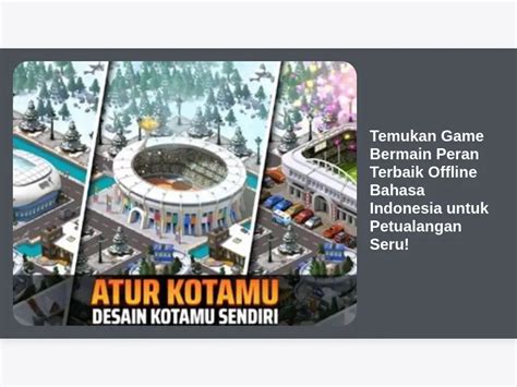 game bermain peran