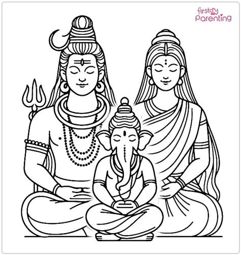 ganesha colouring pages pdf