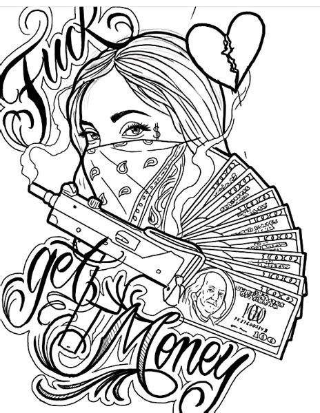gangster coloring pages for adults