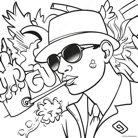 gangster graffiti coloring pages