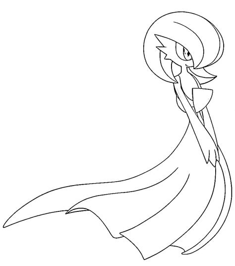 gardevoir coloring pages