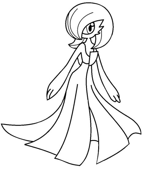 gardevoir coloring pages